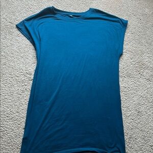 Teal T-Shirt Dress